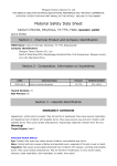 this msds is used for technical/educational reference only without