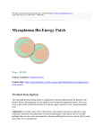 Mycoplasma Bio Energy Patch