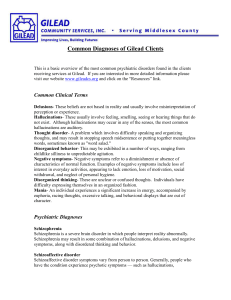 Common Diagnose - Gilead Community Services