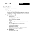 MPM1D Exam Outline 2009
