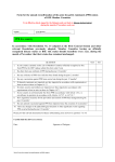 Form for annual reconfirmation
