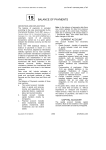 BALANCE OF PAYMENTS