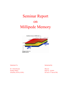Millipede Memory