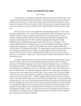 Gender and Health Reaction Paper