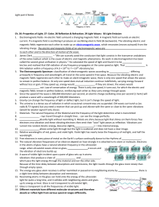 Light part 6 Notes2015