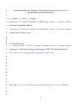 Clinical Presentation and Pathology of Savannah isolate of