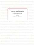 Calculus BC Review Book