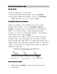 SNC 2D Notes: Properties of Light How Do We