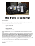 Big Foot Information Letter