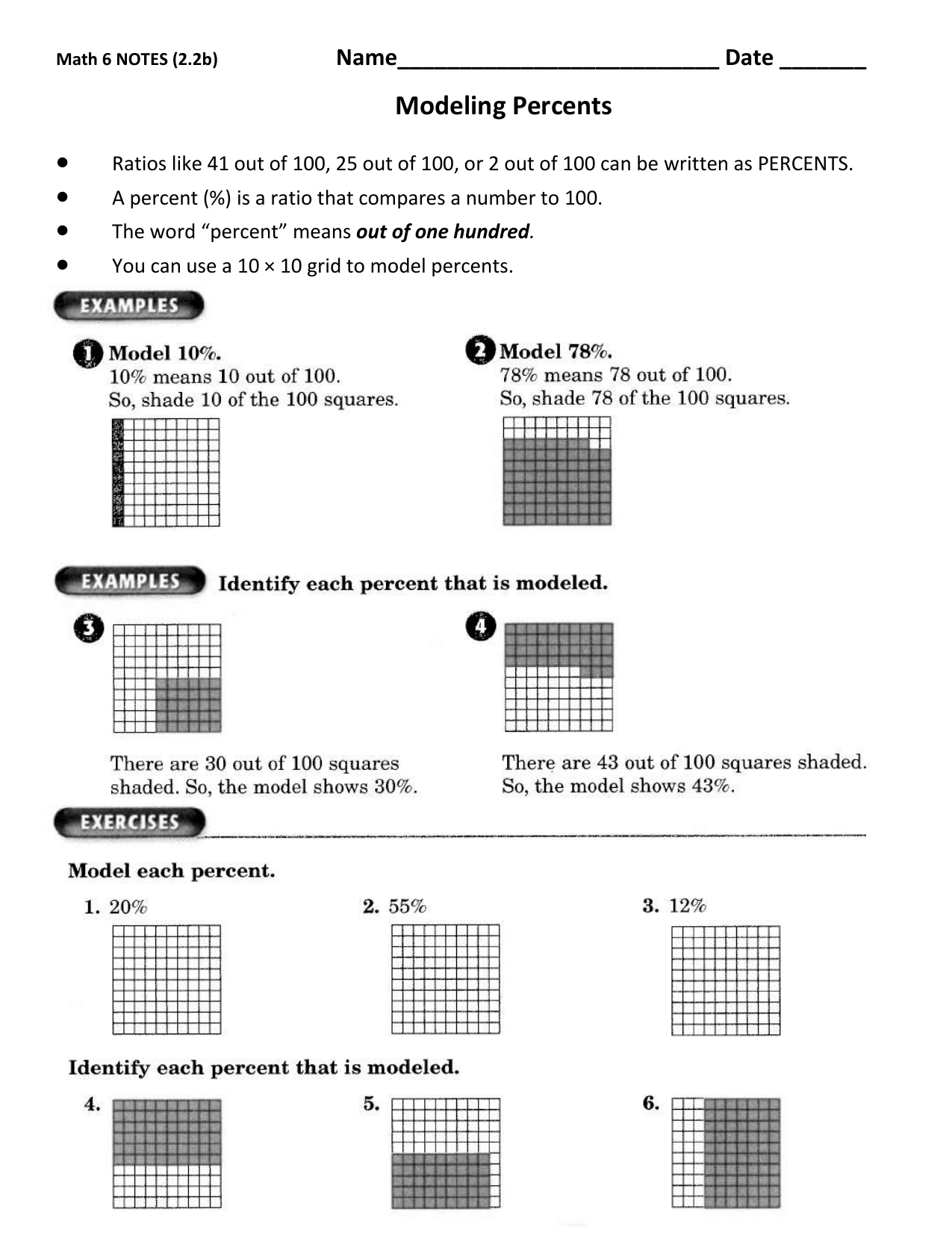 Modeling Percents