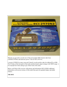 RCI-2970N2 AM / FM /SSB 200 Watt Dual Band Radio Review
