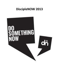 Do Something Now Lesson 1