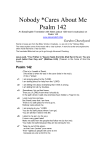 Psalm 142 - EasyEnglish Bible