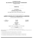 ASPEN INSURANCE HOLDINGS LTD (Form: 8-K