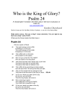 Psalm 24 - EasyEnglish Bible