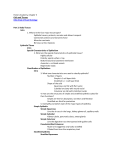 Honors Anatomy, Chapter 3 Cells and Tissues Ohio State Virtual