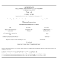 MATERION Corp (Form: 8-K, Received: 08/13/2015