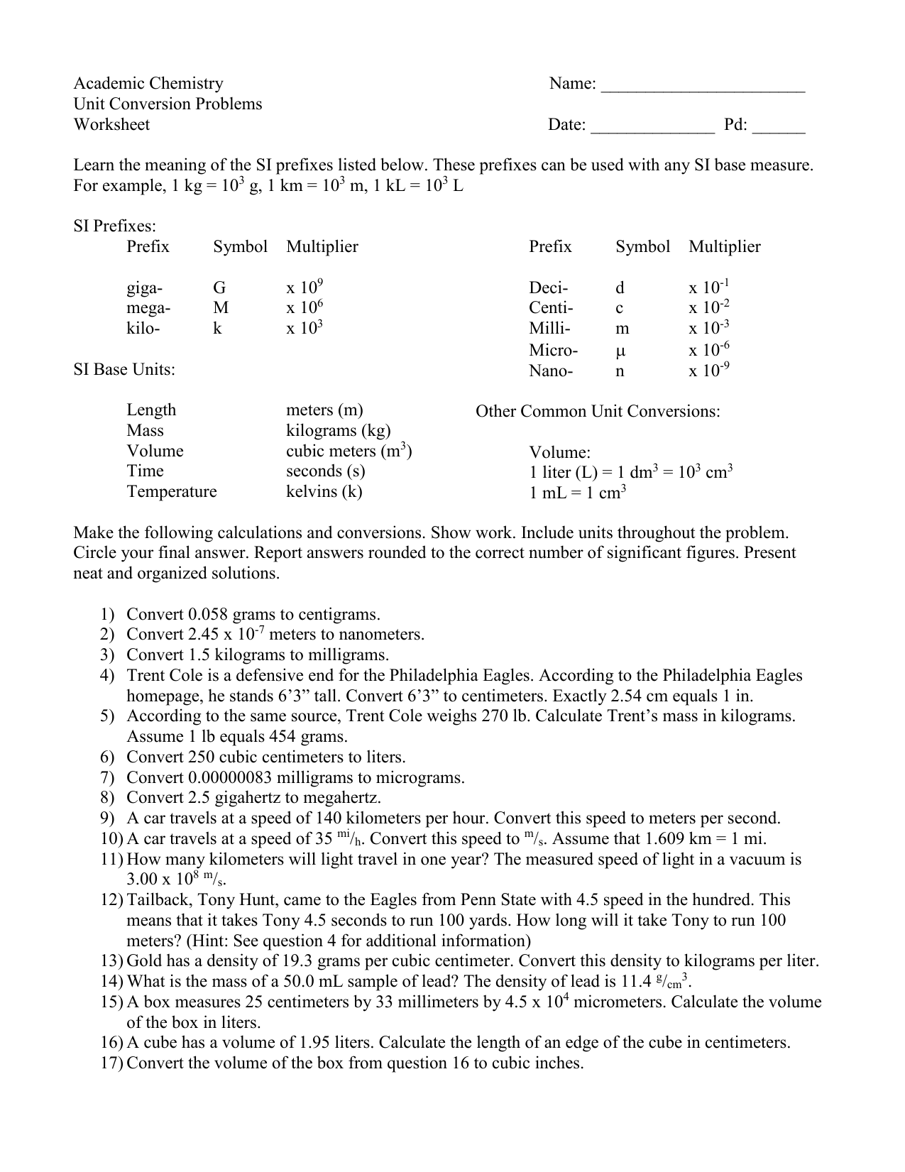 36 Chemistry Conversion Problems Worksheet - combining like terms worksheet