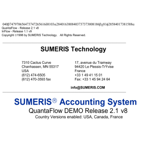 The SUMERIS Accounting System