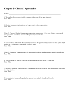 Chapter 2--Classical Approaches