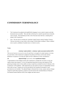 Terms - Commonwealth Grants Commission