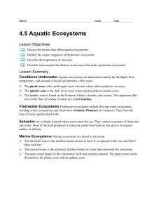 4.5 Aquatic Ecosystems