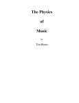 The Physics of Music - Florida State University