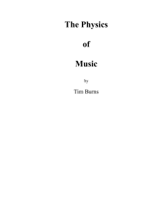 The Physics of Music - Florida State University