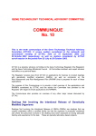 Communique of GTTAC Meeting 18 September 2003 and 28