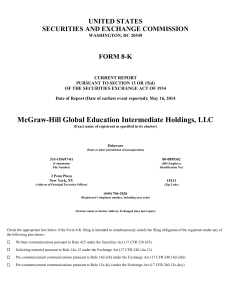 McGraw-Hill Global Education Intermediate Holdings