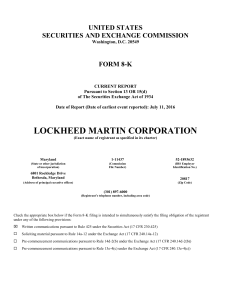 lockheed martin corporation - corporate