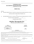 Regulus Therapeutics Inc. (Form: 10-Q, Received: 11