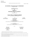 Azure Power Global Ltd (Form: F-1/A, Received: 10/07