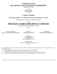 Michael Kors Holdings Ltd (Form: 8-K, Received: 08