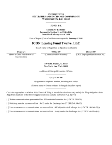 ICON Leasing Fund Twelve, LLC - corporate