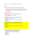 Tema 2: Estructura esquemática del Texto CIENTÍFICO EXPLICATIVO