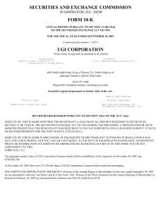 UGI CORP /PA/ (Form: 10-K405, Received: 12/21