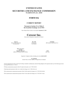 united states securities and exchange commission - corporate