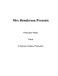 Mrs Henderson Presents