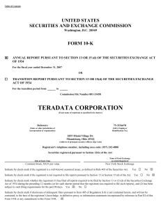TERADATA CORP /DE/ (Form: 10-K, Received: 03