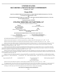 EnLink Midstream Partners, LP (Form: 10-K