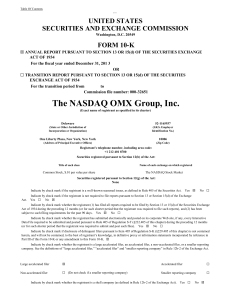 NASDAQ OMX GROUP, INC. (Form: 10-K, Received