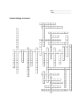 Cellular Biology Crossword