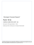 Form 10-Q COMPAQ COMPUTER CORP - N/A Filed: April 30, 1997