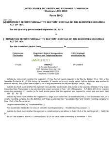 AMERCO /NV/ (Form: 10-Q, Received: 11/05/2014