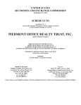 DOC - Piedmont Office Realty Trust, Inc.