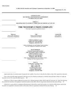 the western union company