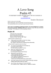 Psalm 45 - EasyEnglish Bible