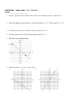 GEOMETRY - Study Guide, 1.7, 3.7, 3.8, Ch 5 NAME
