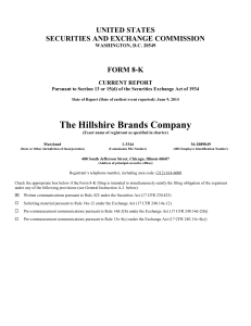 The Hillshire Brands Company - corporate